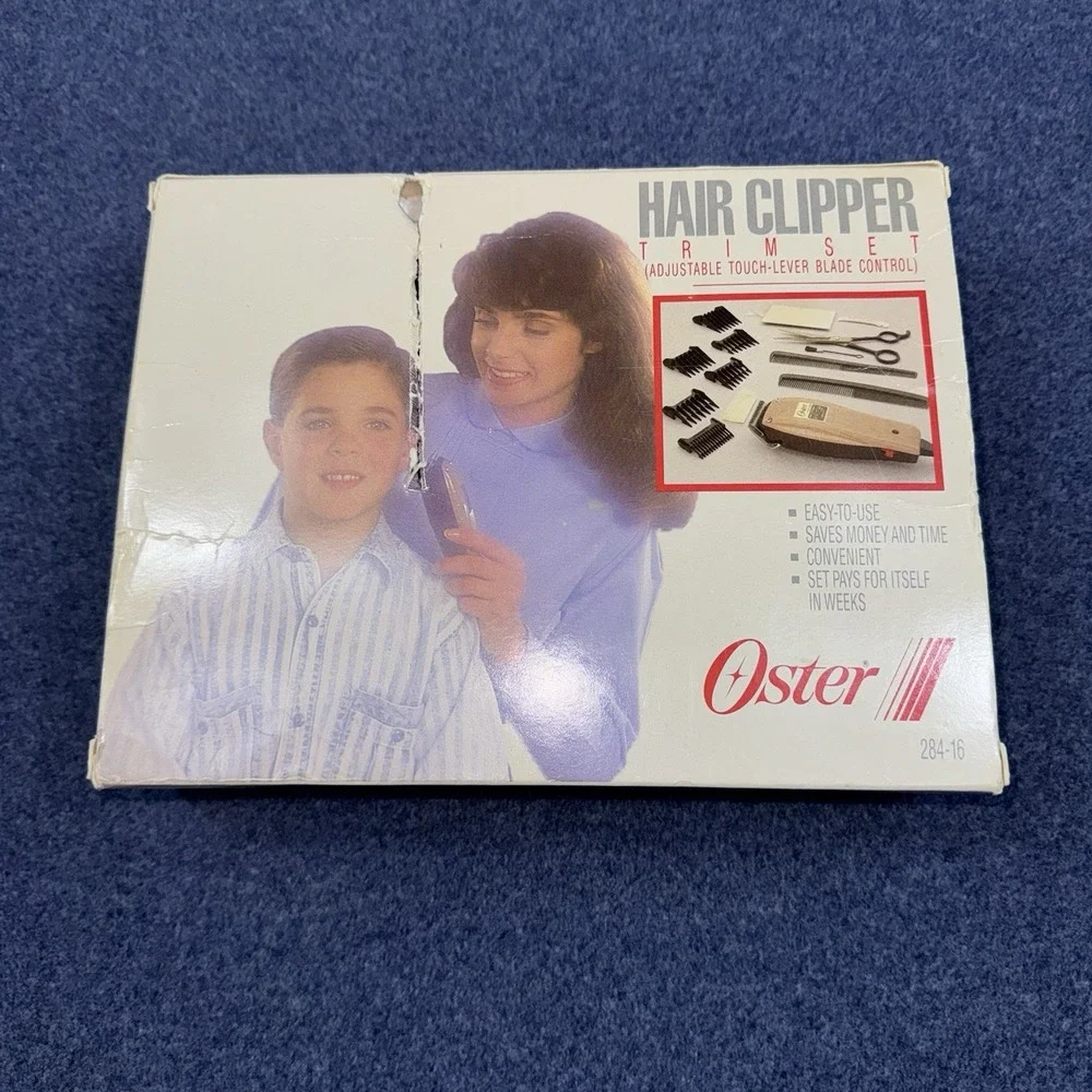 Vintage Oster Adjustable Clipper Model 284 Series A Barber Hair Trimmers WORKS